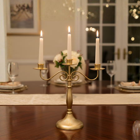 Candelabro metal, 33x31.5x13cm