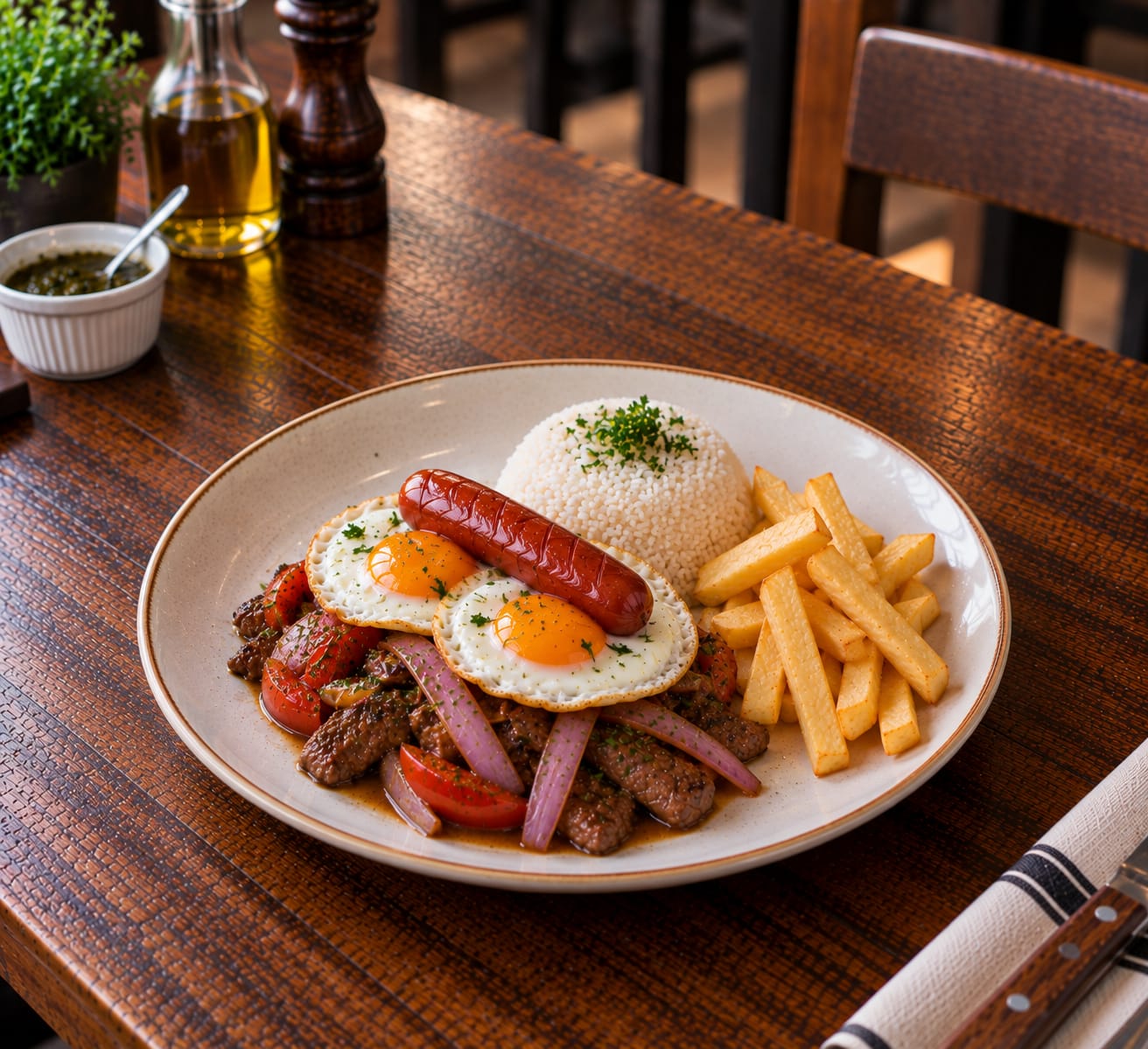 Lomo Saltado a lo Pobre