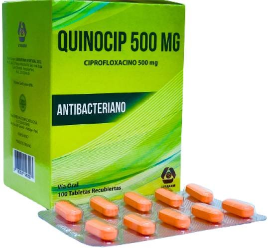 Quinocip 500 Mg Cjax 100