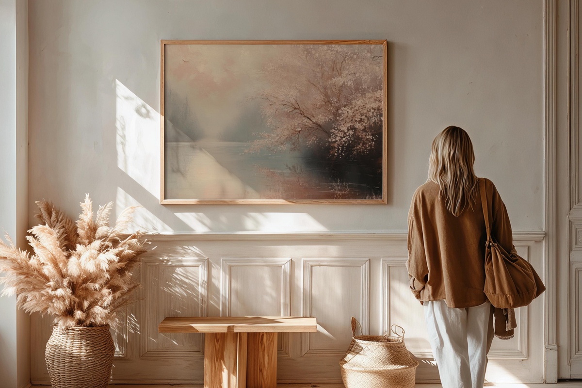Cherry Trees by Serene Waters Printable Wall Art