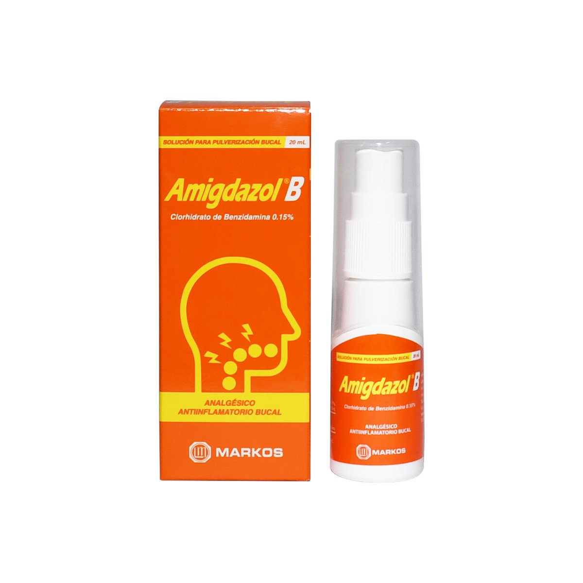 Amigdazol Spray Frasco/20 ml