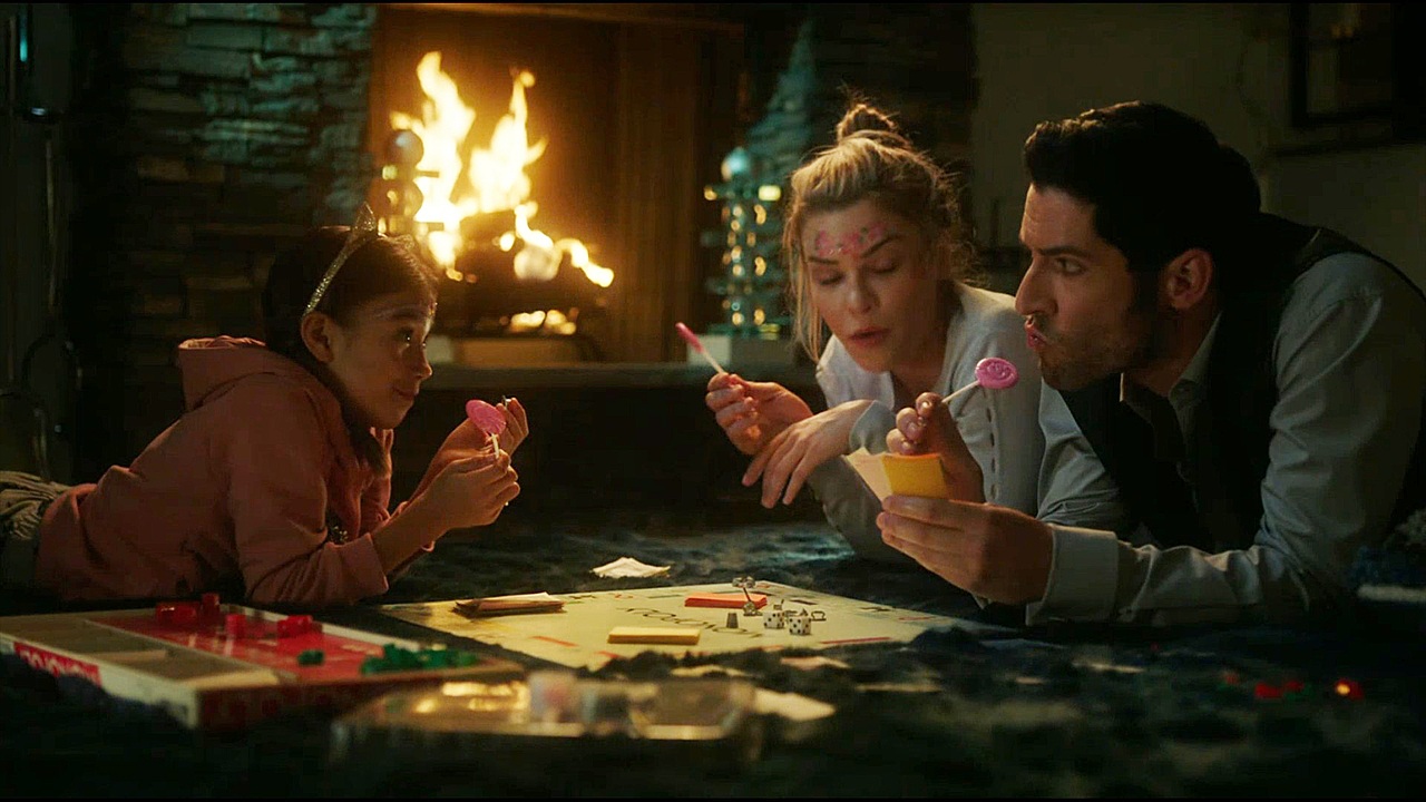 S3ep08 Lucifer Chloe And Trixie Play Monopoly