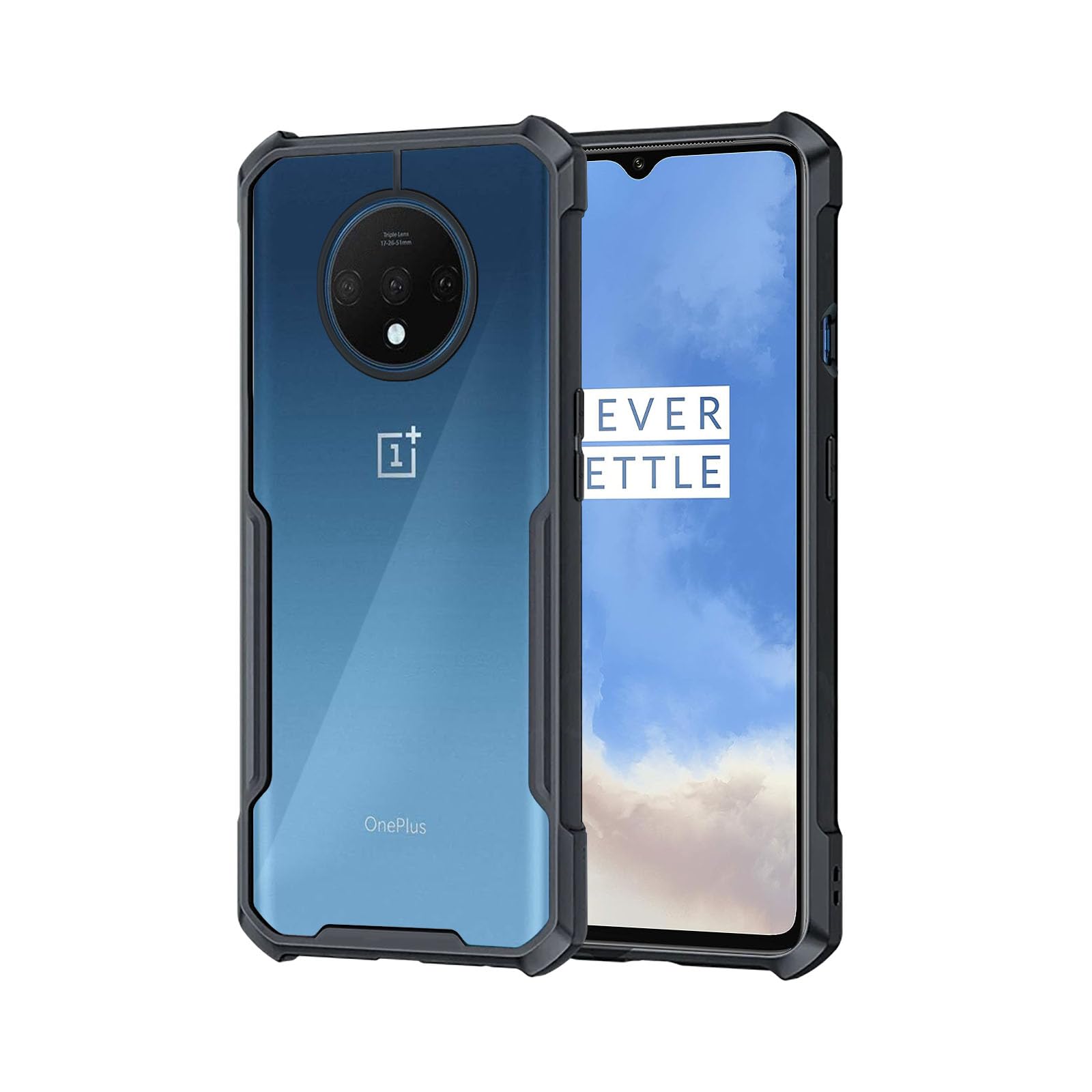 Black Border - Transparent Back iPaky Mobile Back Cover Case