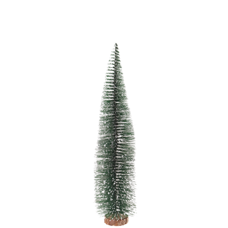 Mini árbol navideño pvc/madera, 30cm