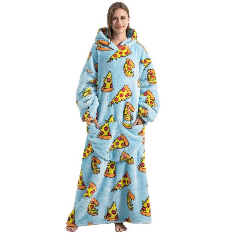 Lavisa - Oversized Wearable Blanket Hoodie with Double Layer Fleece and Sherpa