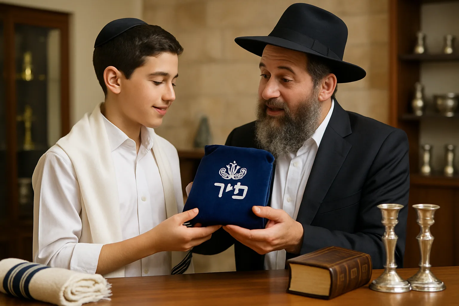 תמונה של מוצרי יודאיקה מתאימים לבר מצווה