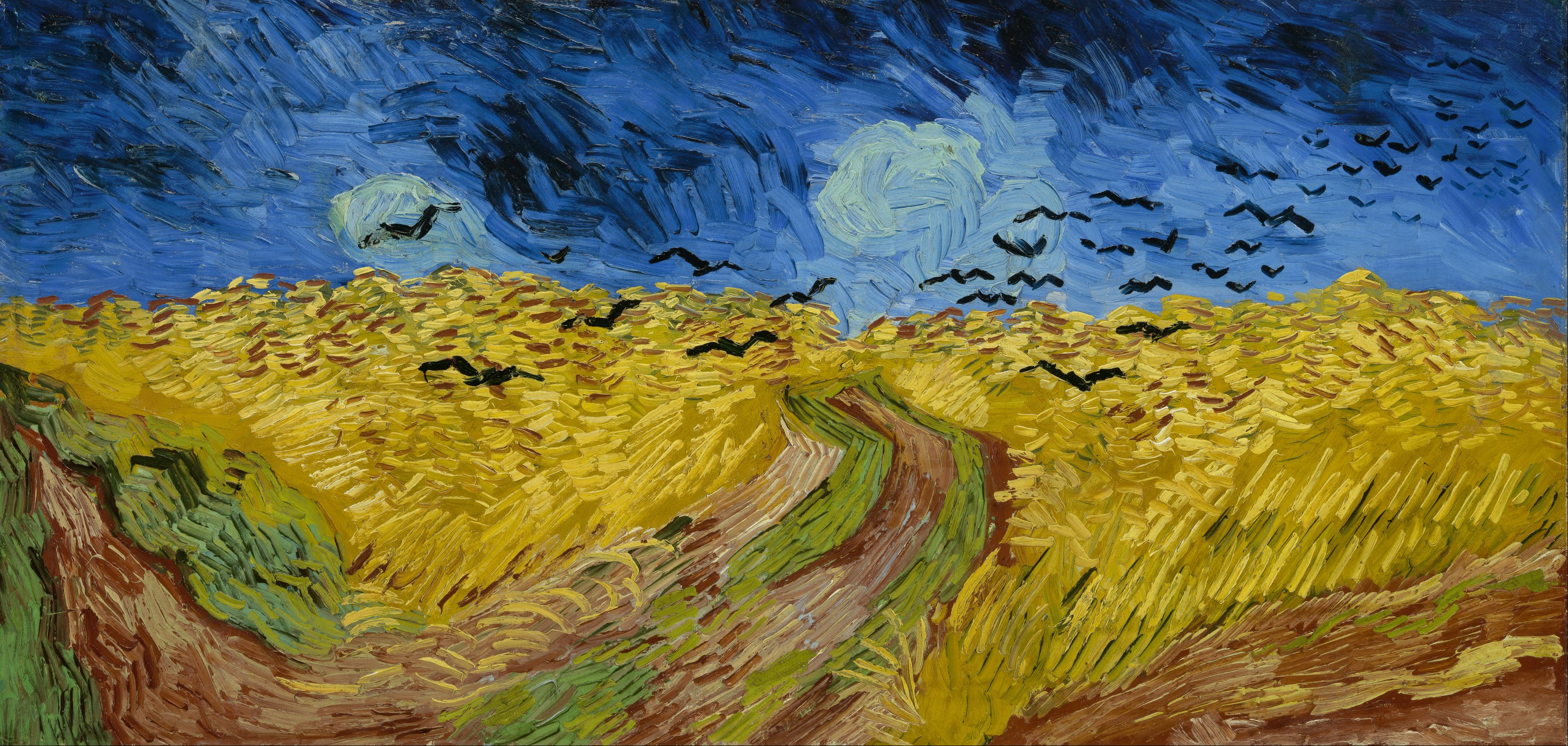 Vincent van Gogh, Wheatfield with Crows, July 1890. Oil on canvas. Van Gogh Museum, Amsterdam.