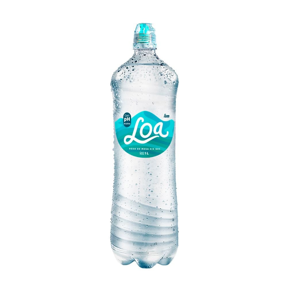 Agua Loa 1 Litro Botella X 1 Litro