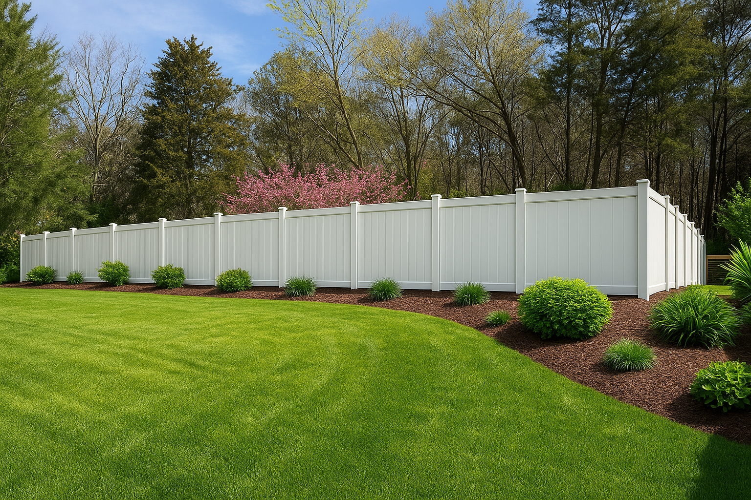 Vinyl fence