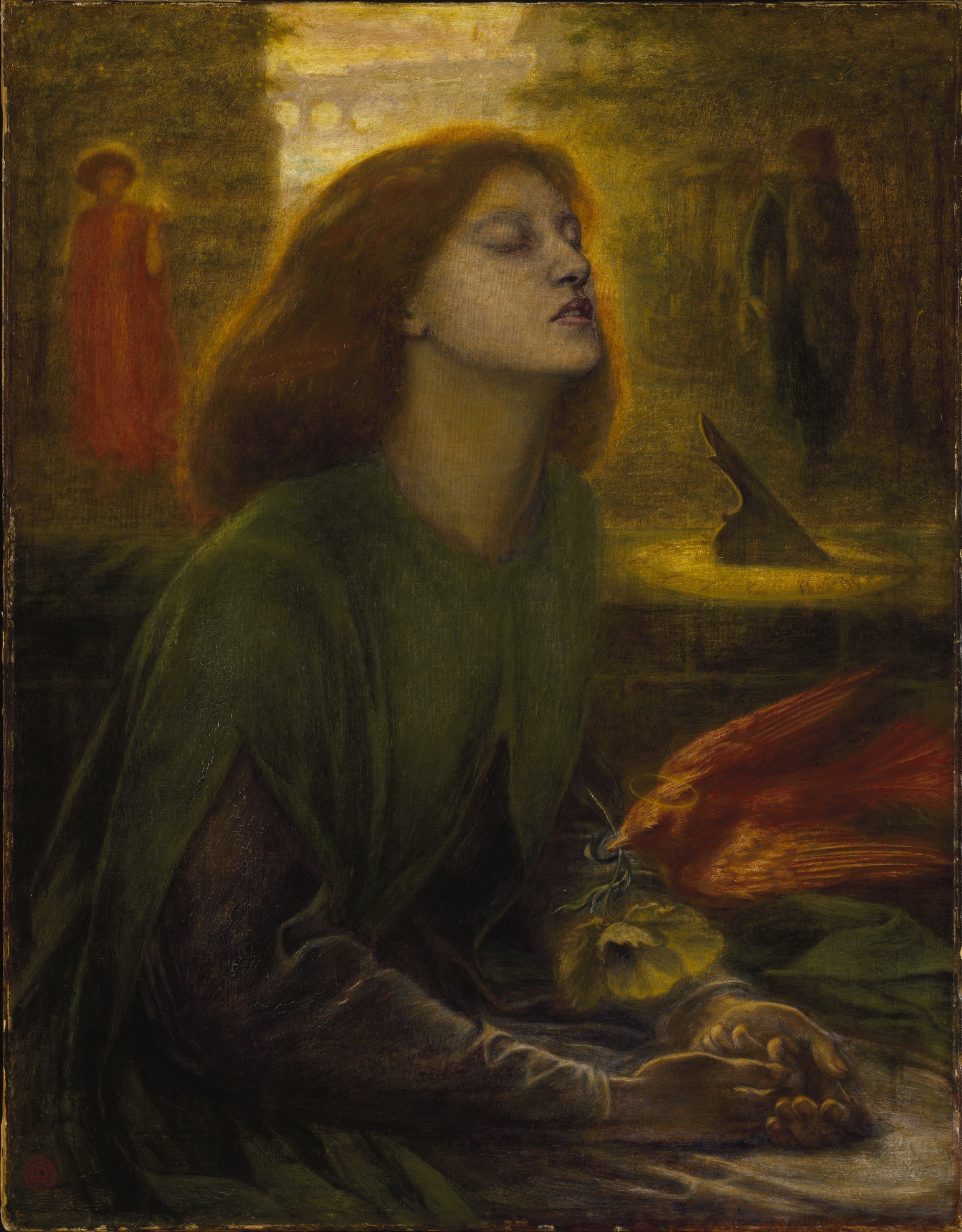 Dante Gabriel Rossetti, Beata Beatrix, 1864-70. Tate Britain, London.