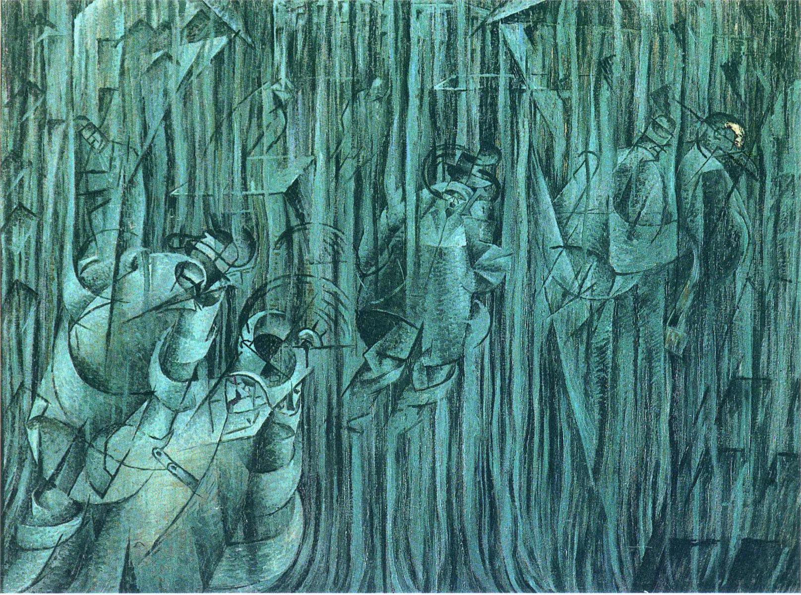 Umberto Boccioni, States of Mind III: Those Who Stay, 1911. Museum of Modern Art, New York.
