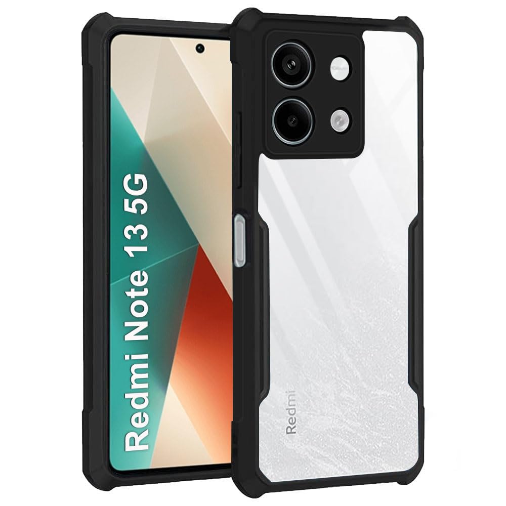 Black Border - Transparent Back iPaky Mobile Back Cover Case