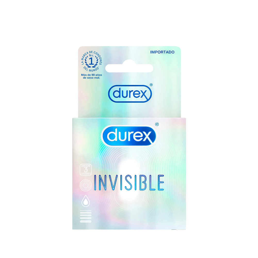 Durex Invisible Preserv. Caja X 3Unid
