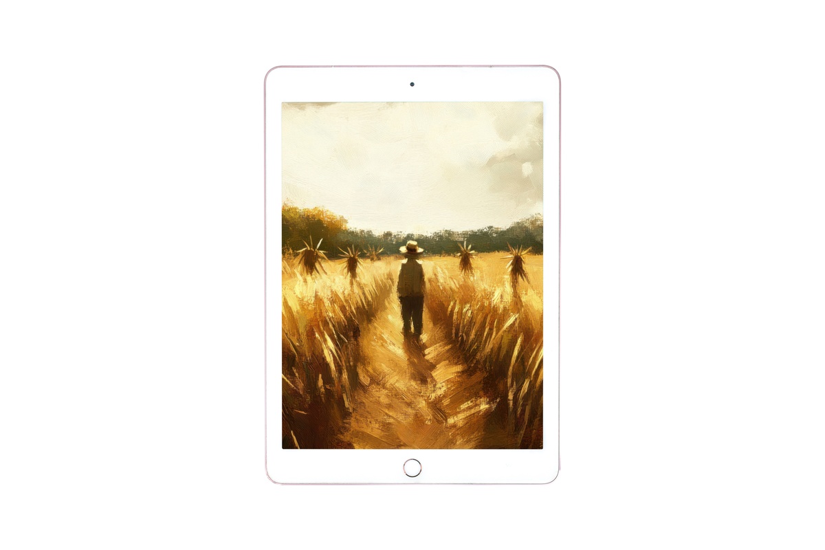 Scarecrow's Autumn Guard Fall iPad Wallpaper
