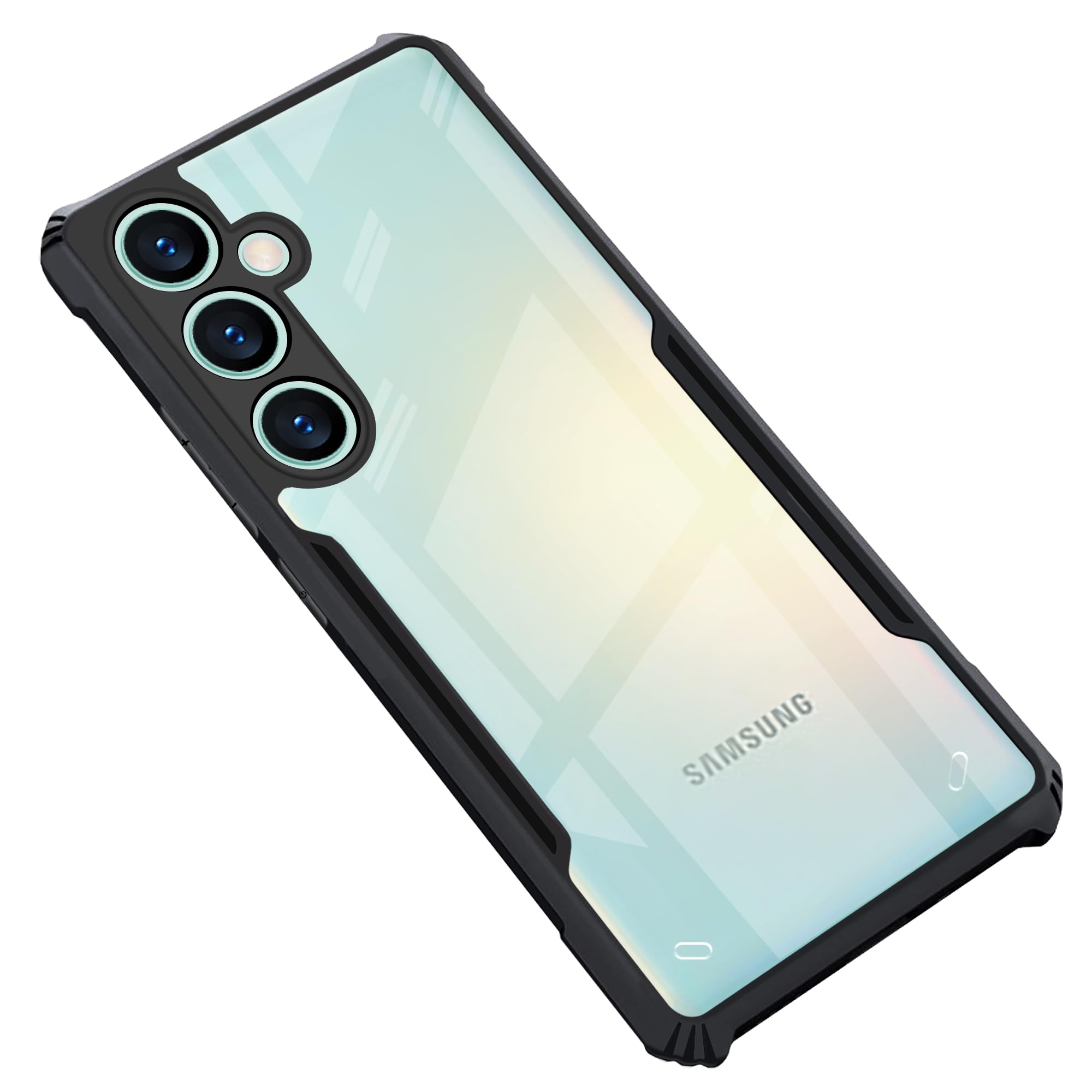 Black Border - Transparent Back iPaky Mobile Back Cover Case