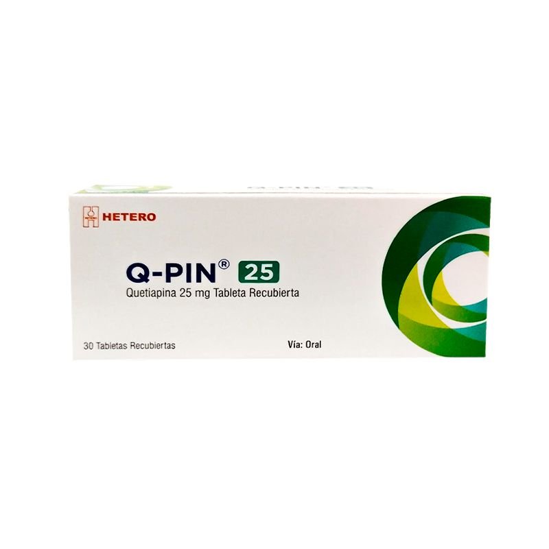 Q-Pin 100 Mg Cja X 30  ( Quetiapina) Mpharma