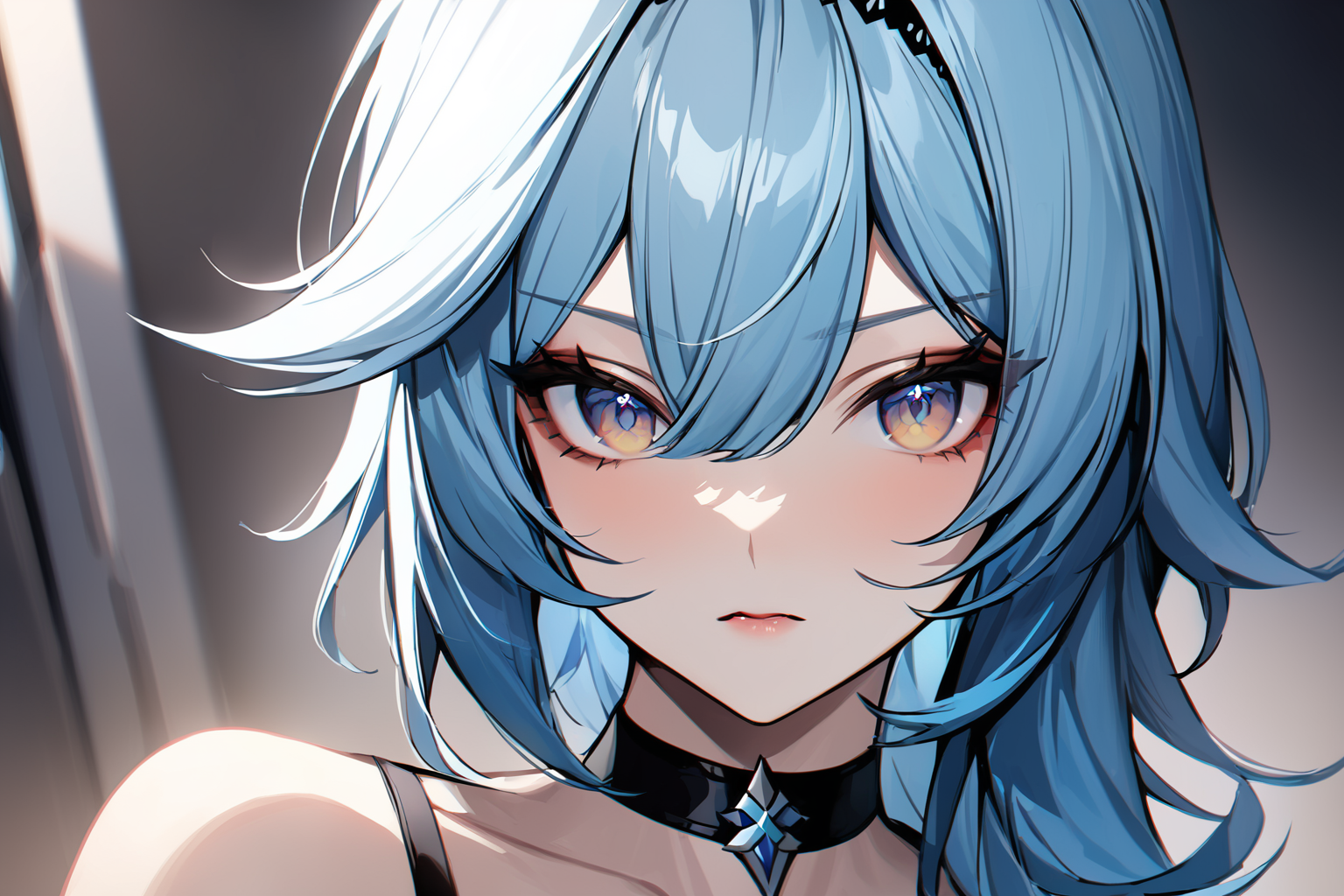 エウルア secret by Veliicam with Genshin Impact, Eula, cute, beautiful, illustration