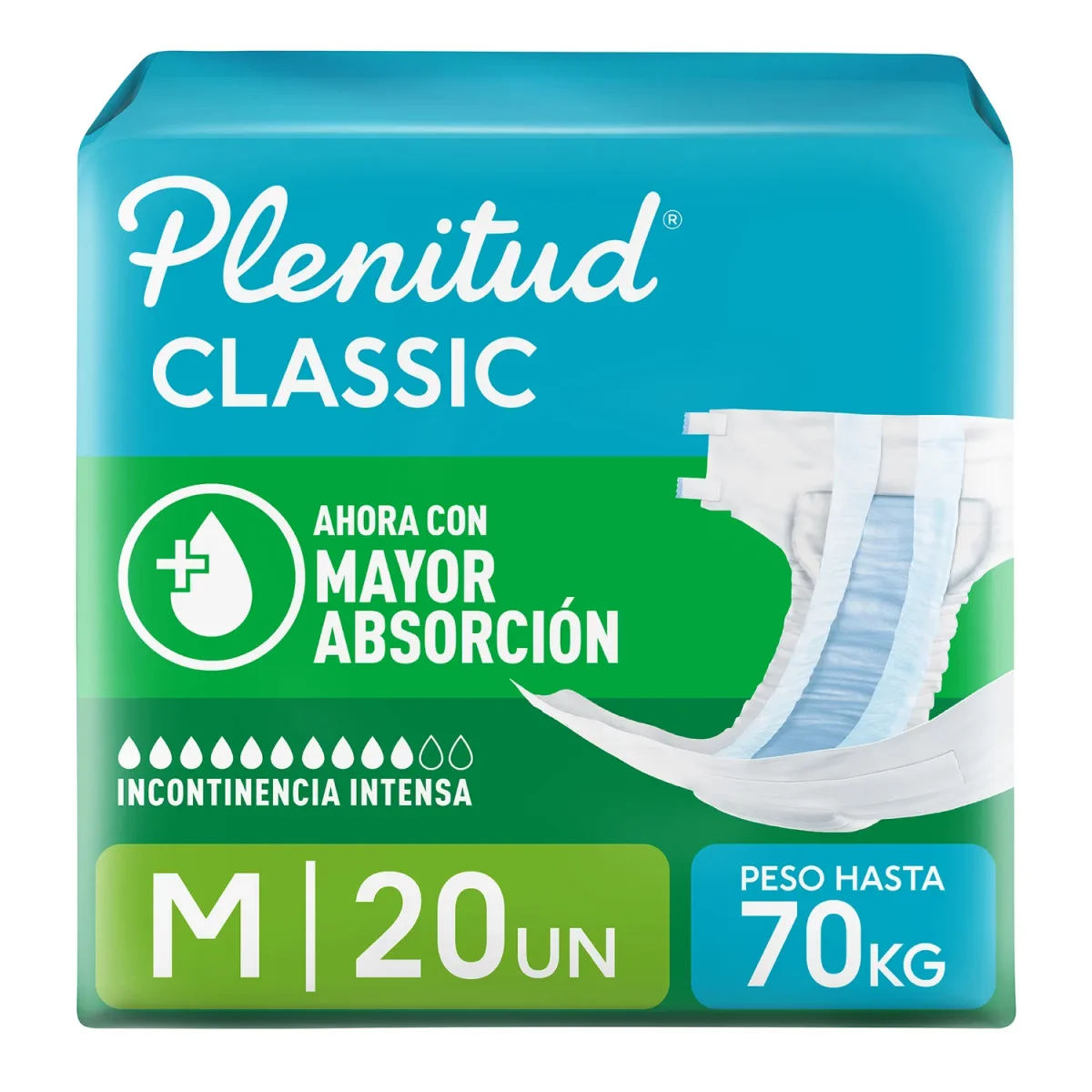 Plenitud Pañal Adul Clasico Renov T/G Bol/20 Und
