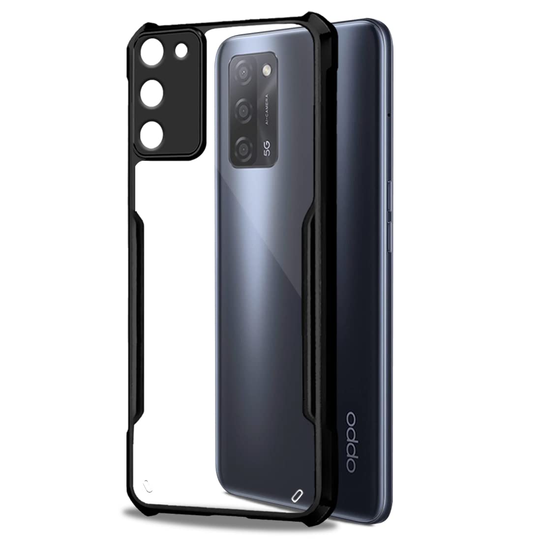 Black Border - Transparent Back iPaky Mobile Back Cover Case