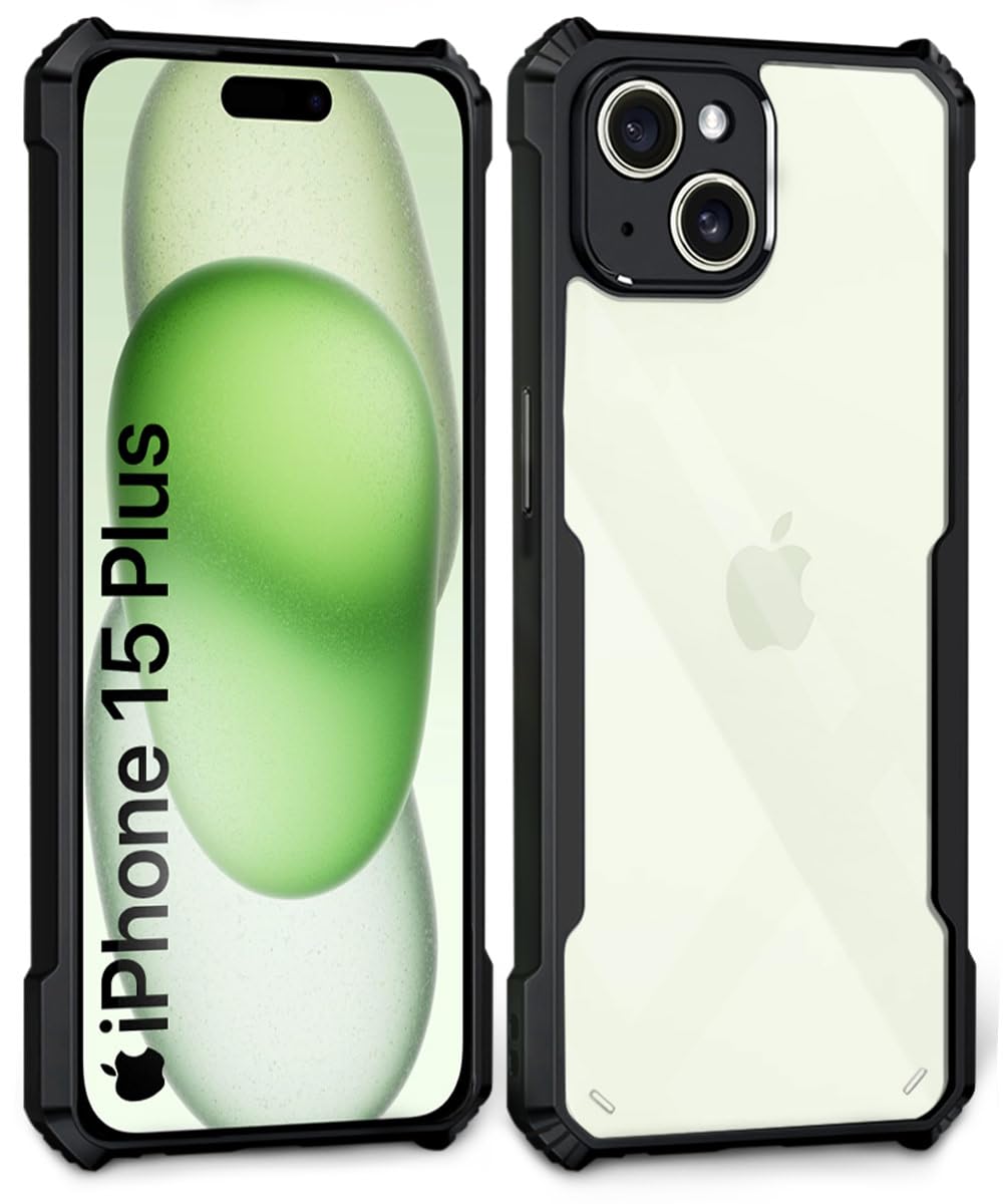 Black Border - Transparent Back iPaky Mobile Back Cover Case