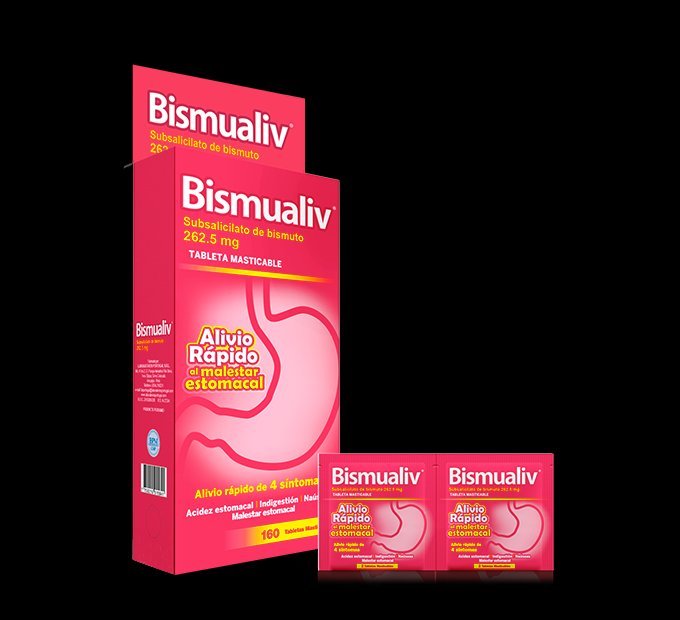 Bismualiv 265.5 Mg  cja x 80 sobres 