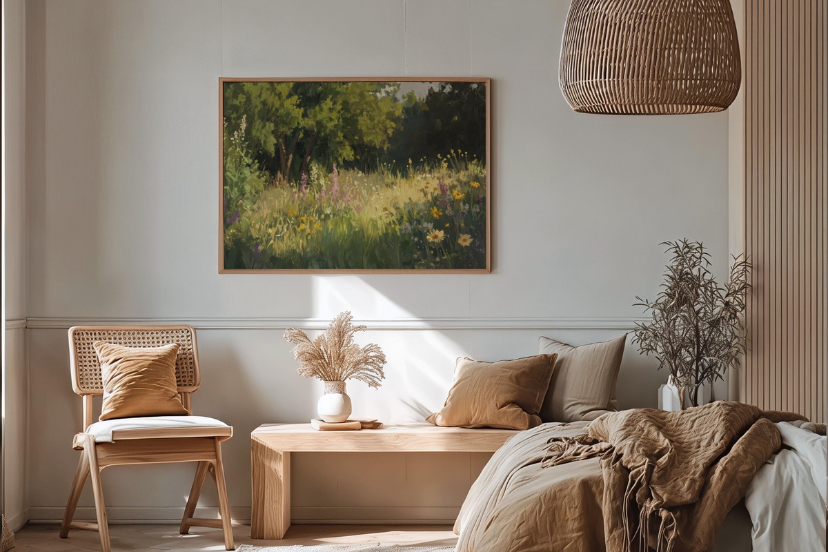 Gentle Radiance Over Secret Garden Summer Printable Wall Art