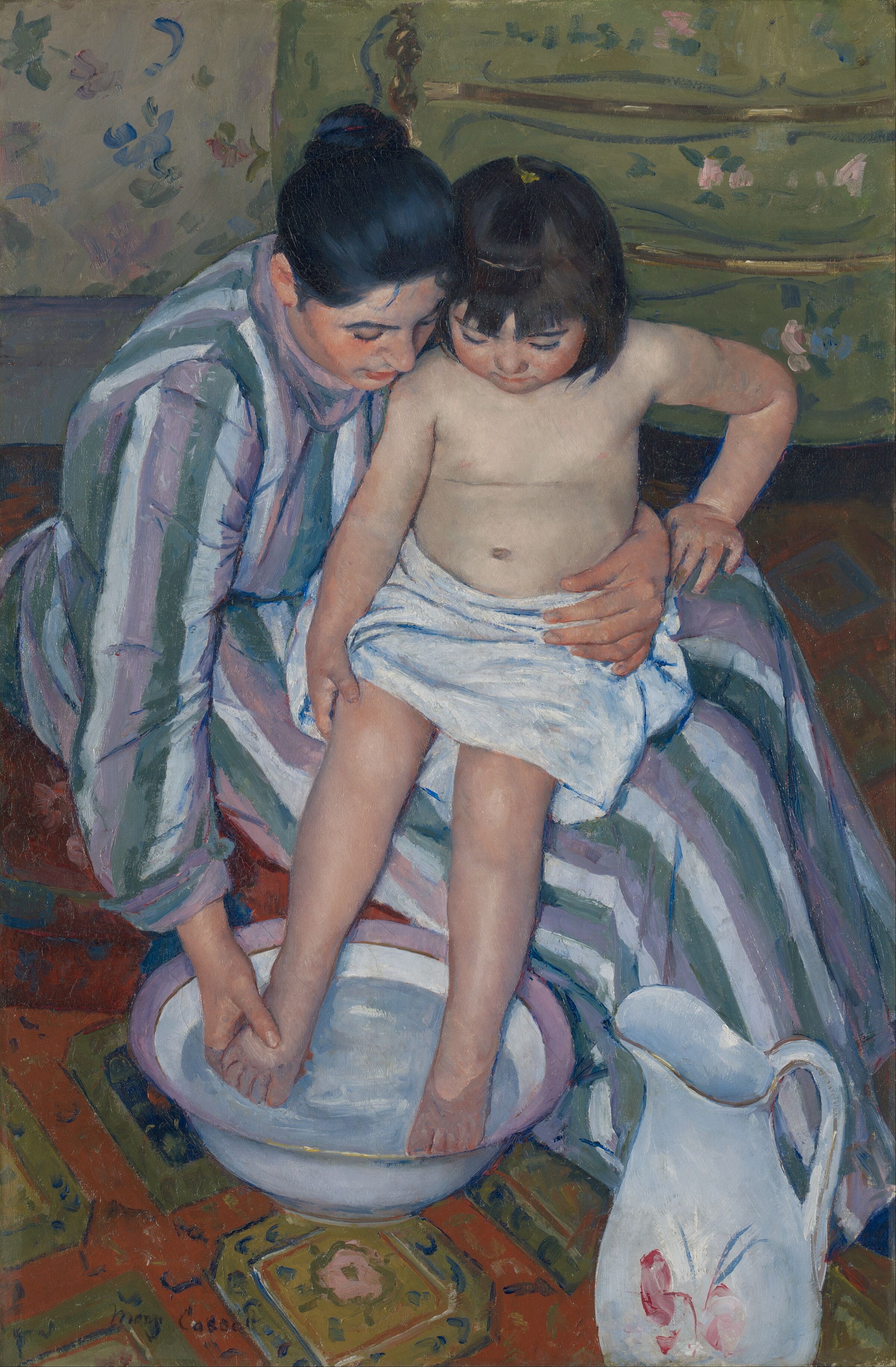 The Child's Bath, 1893. Oil on canvas. Art Institute of Chicago.