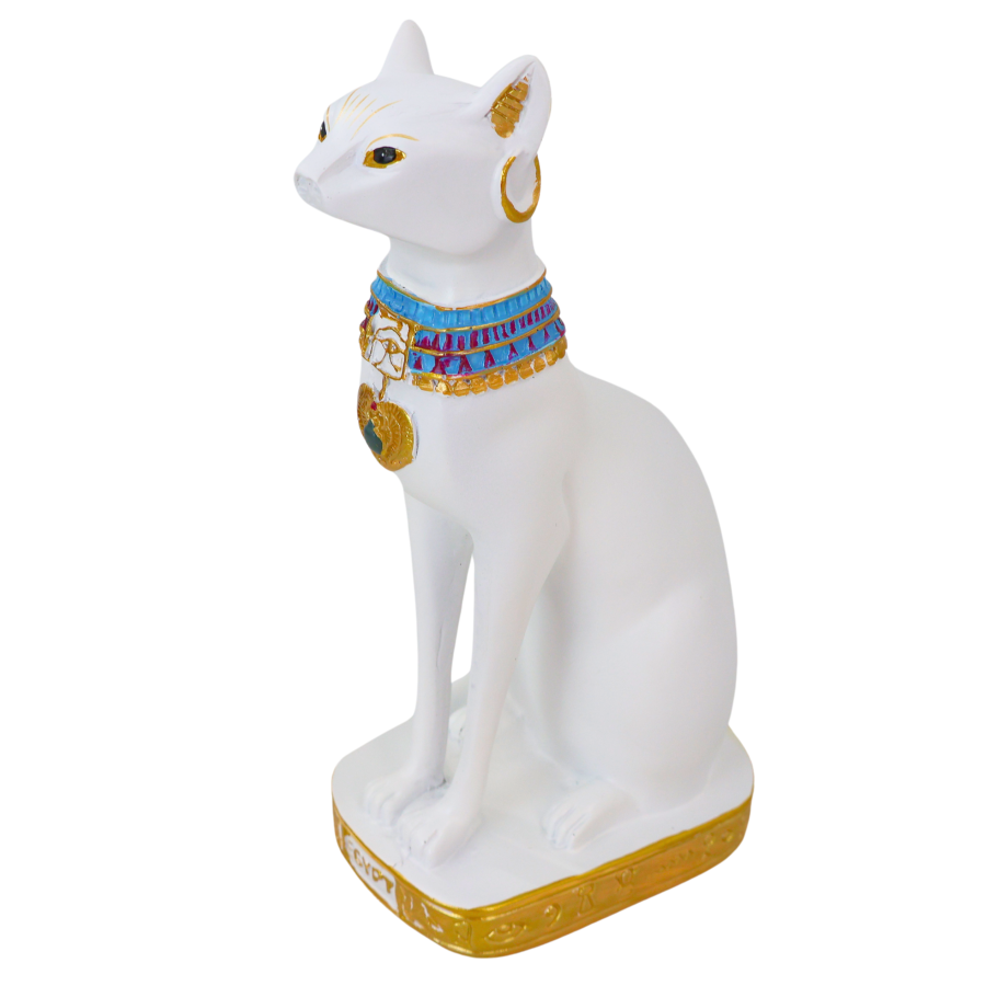 Figura decorativa gato egipcio, 23cm