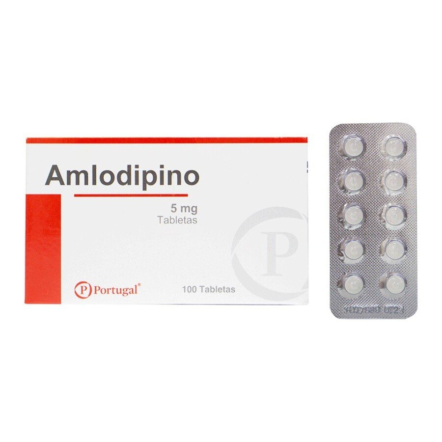 Amlodipino 5 Mg Portugal Cja/100 Tab