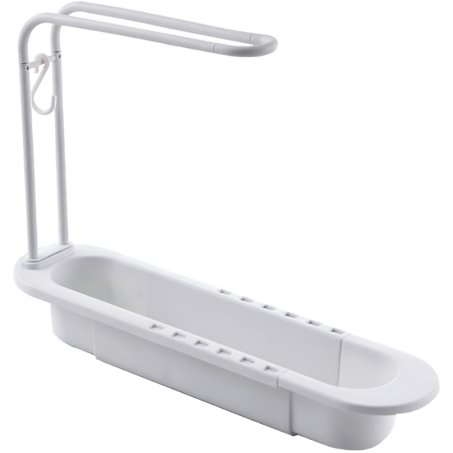 Organizador para lavado de cocina plástico, 26x9x36-60cm