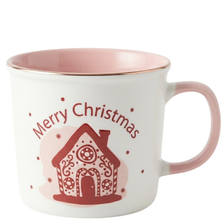 Taza casita de jengibre cerámica, 350ml
