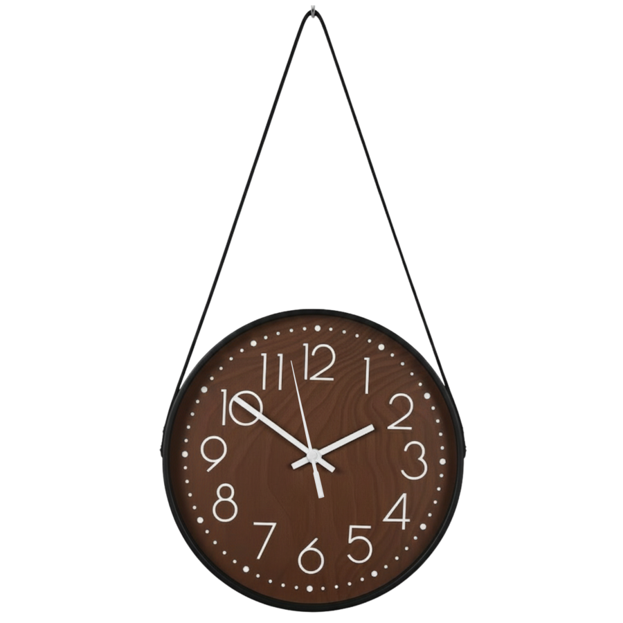 Reloj de pared plástico, 30x4cm