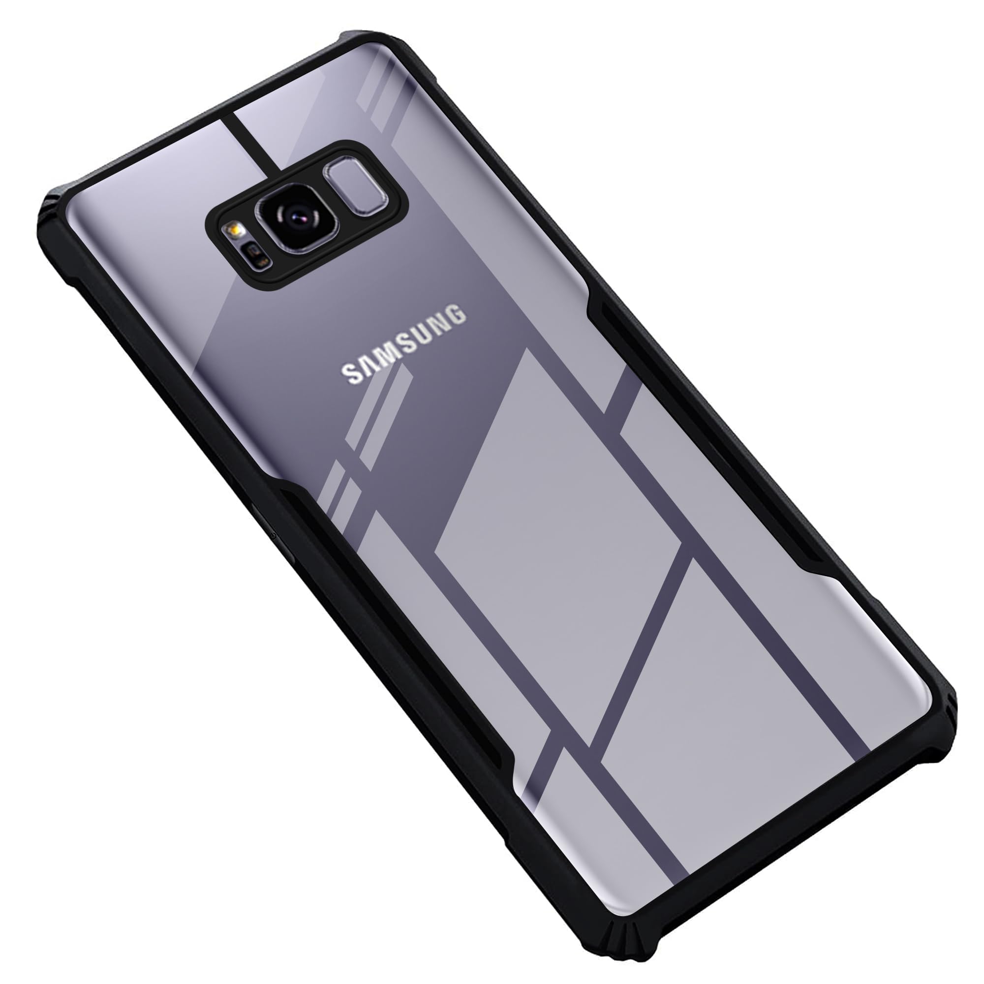 Black Border - Transparent Back iPaky Mobile Back Cover Case