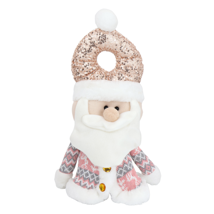 Colgante navideño papá noel, 42cm, tela