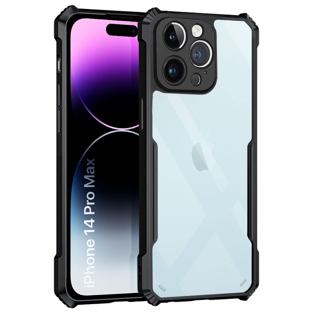 Black Border - Transparent Back iPaky Mobile Back Cover Case