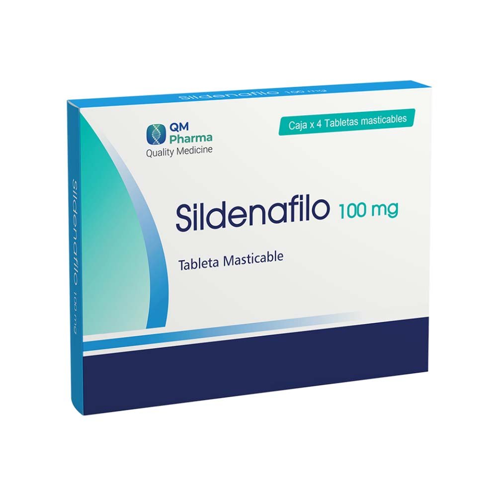 Sildenafilo 100 Mg Qmpharma Cjax4 Tab Mast