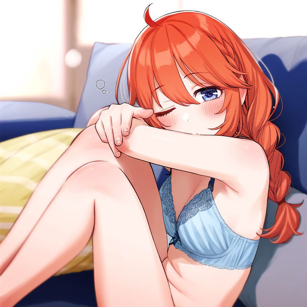 ユニ先輩① by iris with Yuni (Princess Connect), Princess Connect! Re:Dive, Princess Connect! Re:Dive, lingerie, ai art