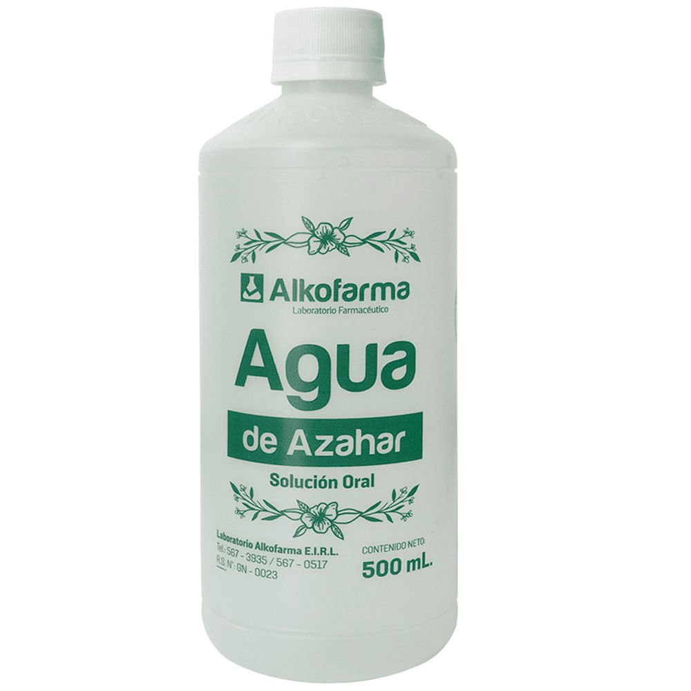 Agua D/Azahar Alkofarma Fco/500 ml