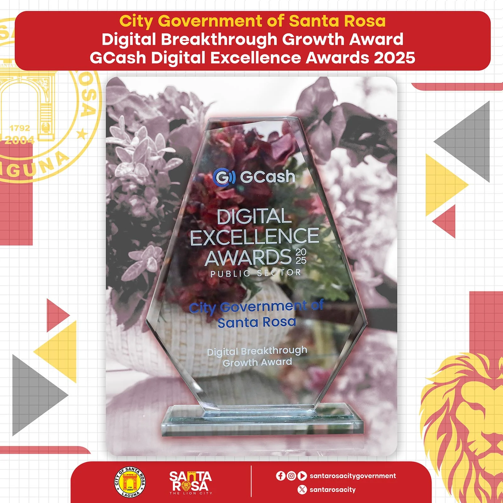 Santa Rosa, kinilala sa GCash Digital Excellence Awards