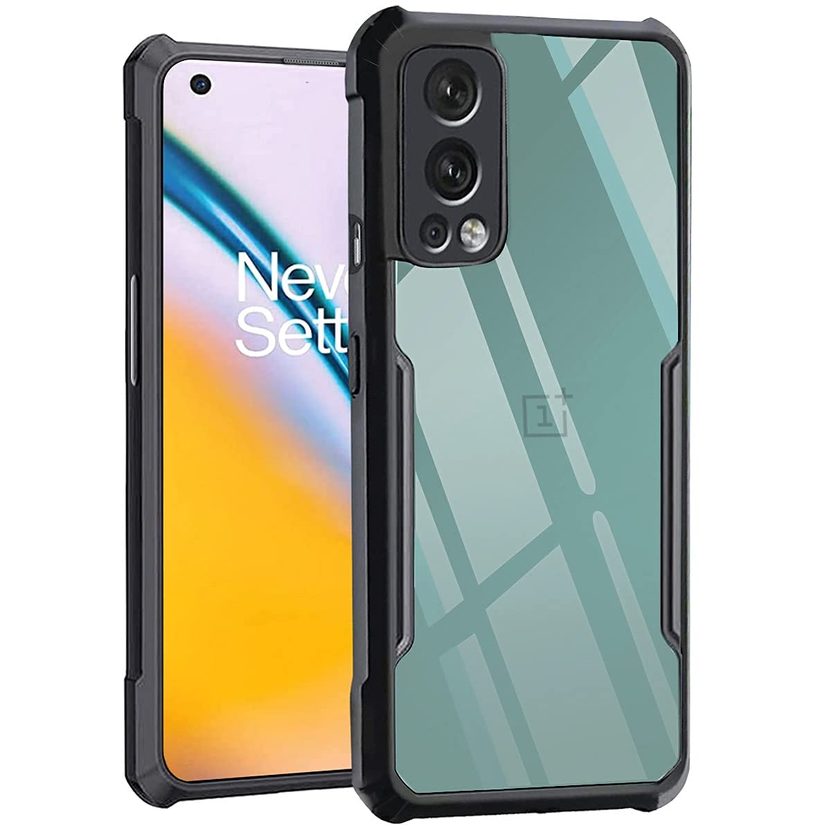 Black Border - Transparent Back iPaky Mobile Back Cover Case