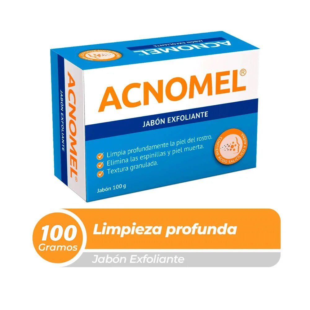 Acnomel Jabon Exfoliante Pan/100 Gr