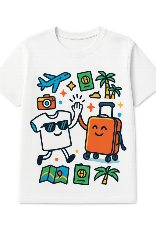 Diverse group wearing stylish funny graphic T-shirts in urban setting