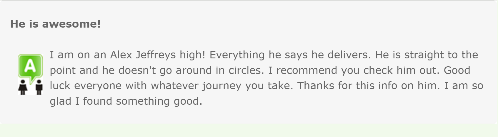 Written testimonial 3