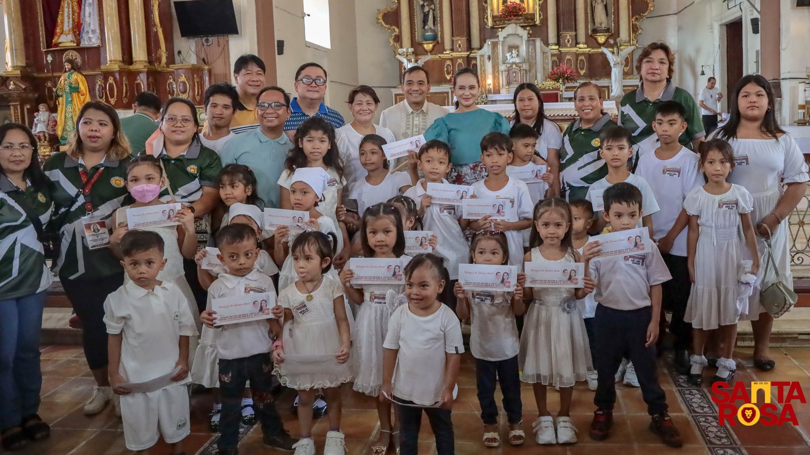 144 na Bata, Nabinyagan sa Libreng Binyag ng Santa Rosa
