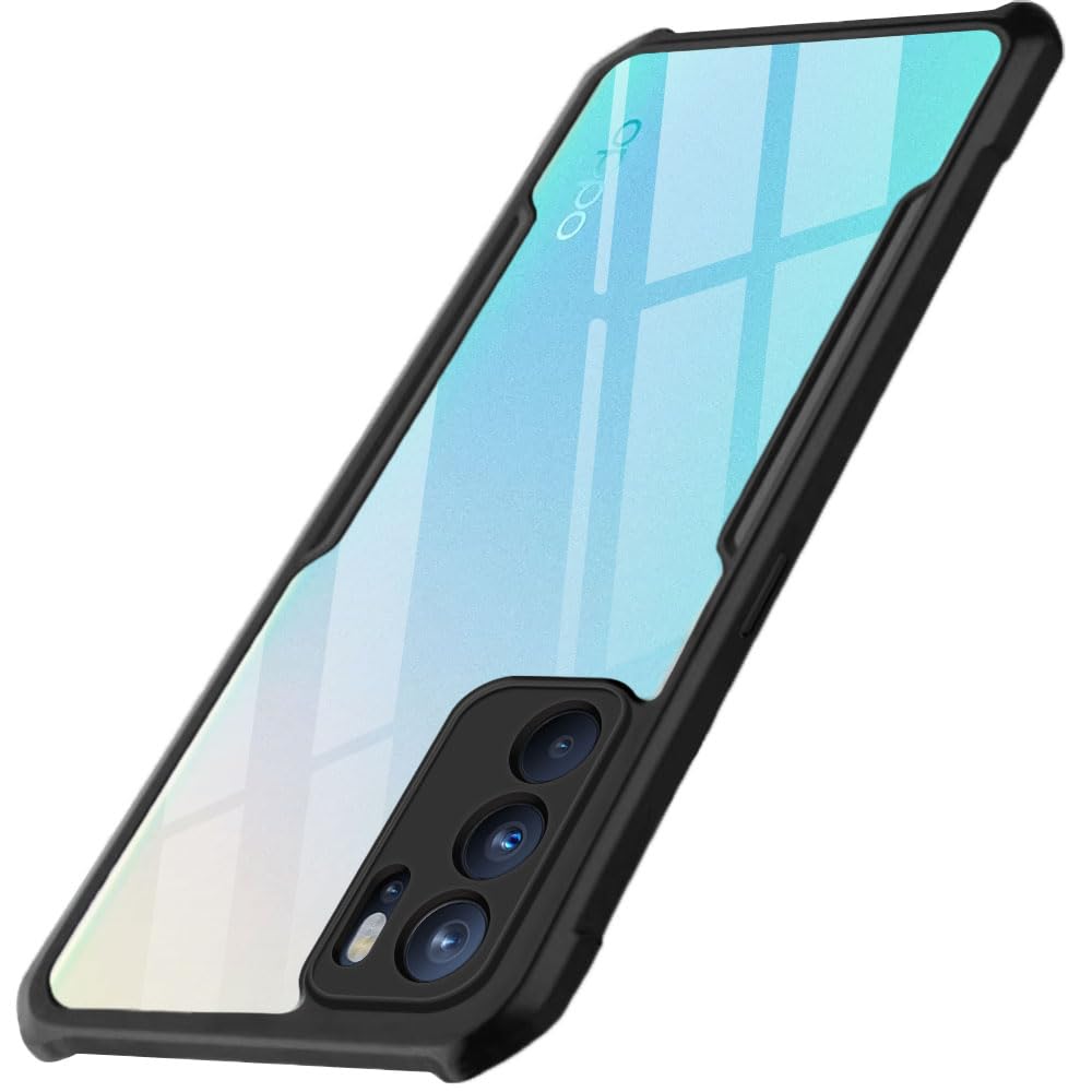 Black Border - Transparent Back iPaky Mobile Back Cover Case