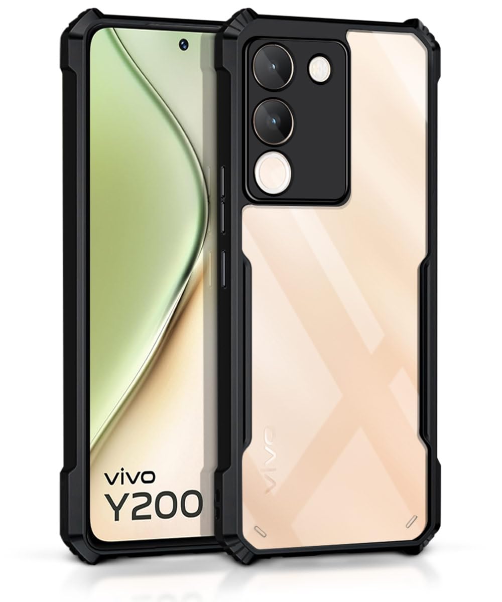 Black Border - Transparent Back iPaky Mobile Back Cover Case