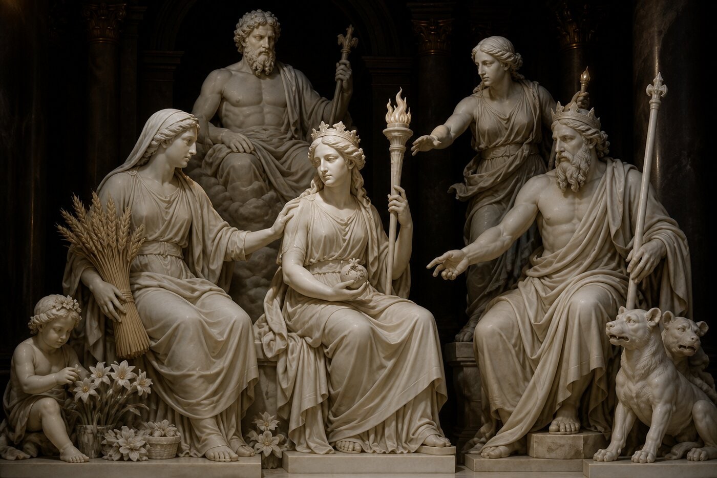 Original illustration for The Birth of Persephone