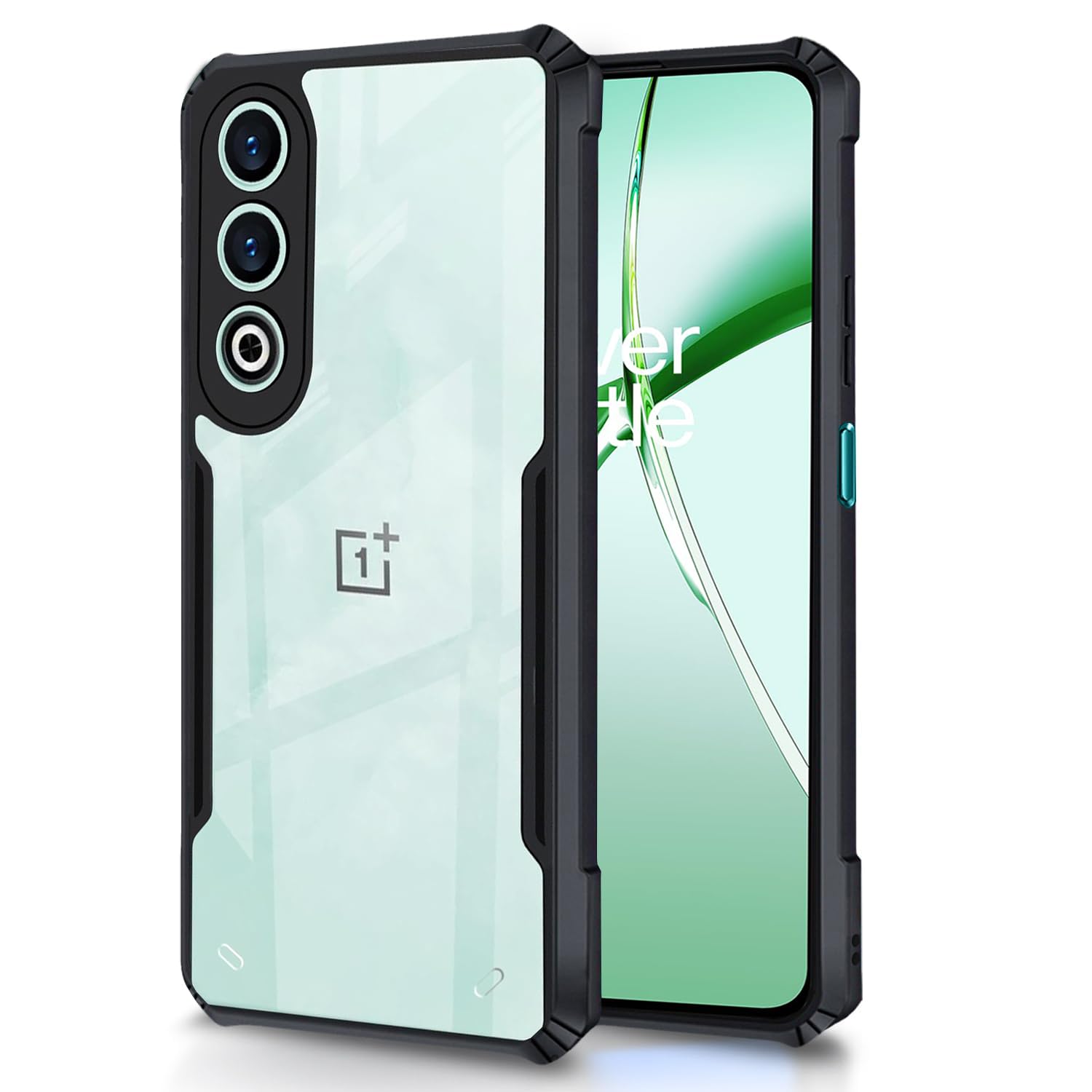 Black Border - Transparent Back iPaky Mobile Back Cover Case