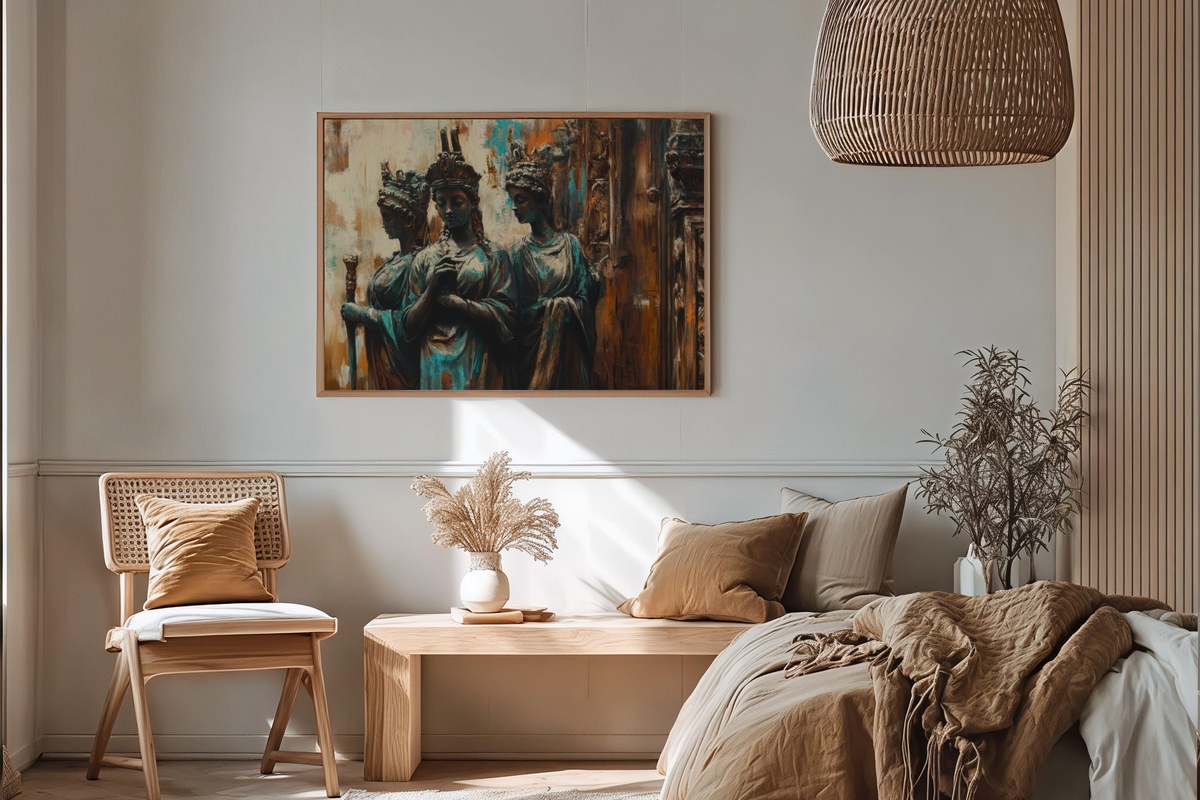 Bronze Bohemian Elegance Boho Printable Wall Art by Gallery Flair