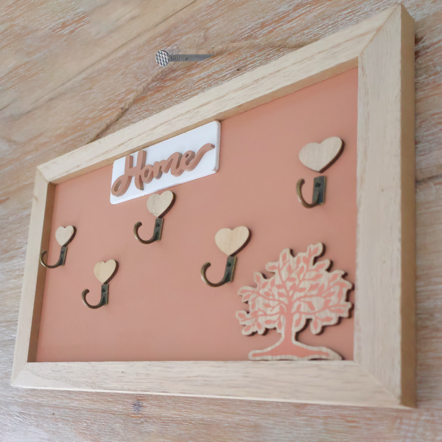 Letrero portallaves madera, 30x20cm